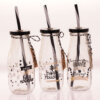 Trinkflasche mit Strohhalm – Bild 4