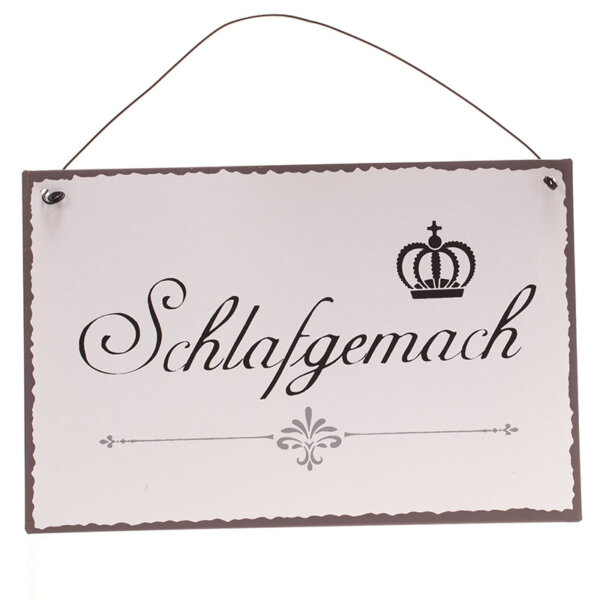 Metallschild "Frauenzimmer" – Bild 3