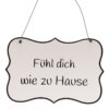 Metallschild "Zuhause" – Bild 3