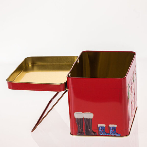 Plätzchendose, Keksdose mit Deckel zum Aufklappen - Buffet - 2 Ausführungen – Bild 10